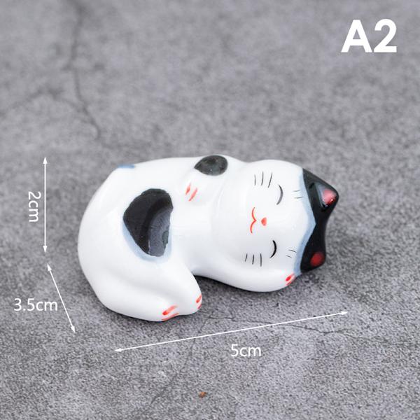 Lucky Cat sticks Holder Keramiske pinde Keramisk boligdekoration A2