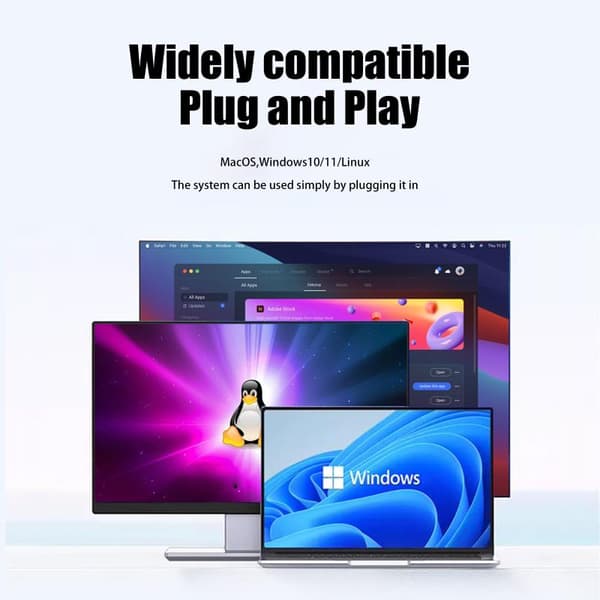 4k@60Hz -kompatibel hann til hunn HDR virtuell for PC bærbar Pr A3