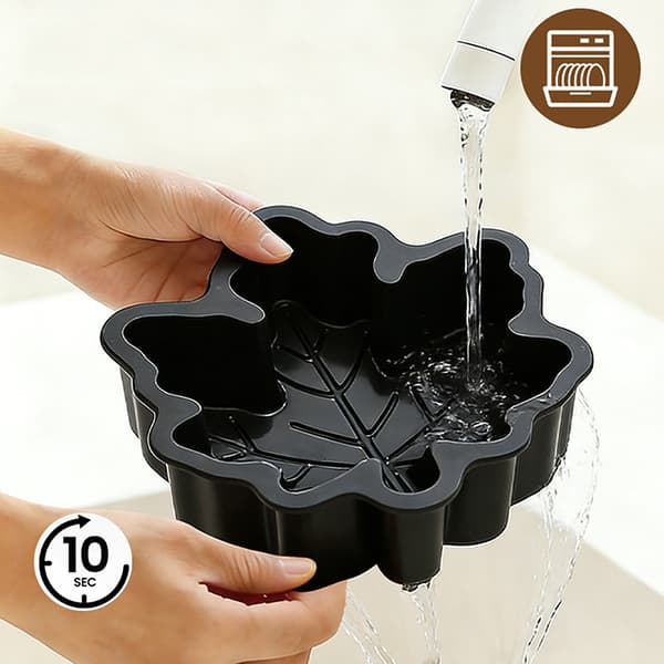 3D Lønneblad Mousse Kake Silikonform Bladformet Sjokolade S White