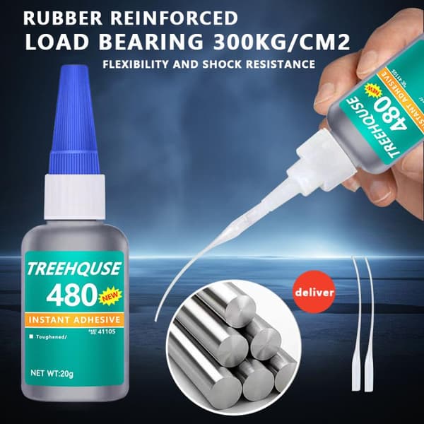 Kraftigt bilstötfångare plastlim reparationslim för sprickor
