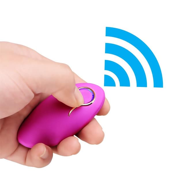 Bärbar Dildo Vibrator Ägg G-punktsmassager Stimulator Kula S Pink