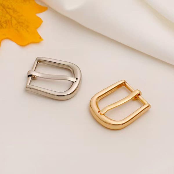 1/2 stk beltespenner 2 cm indre diameter metallspenne for tynne belter Chrome buckle