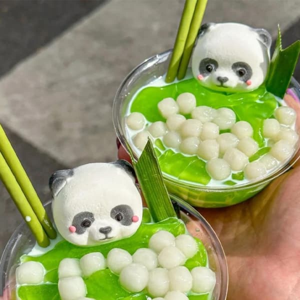 Panda Silikon Sjokoladeform Kake Isbrett Jelly Candy Cookie