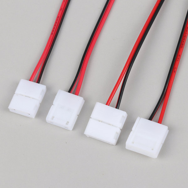 10 Stk 2 Pin Power 8mm 10mm LED Strips Lights Connector Splice 10mm