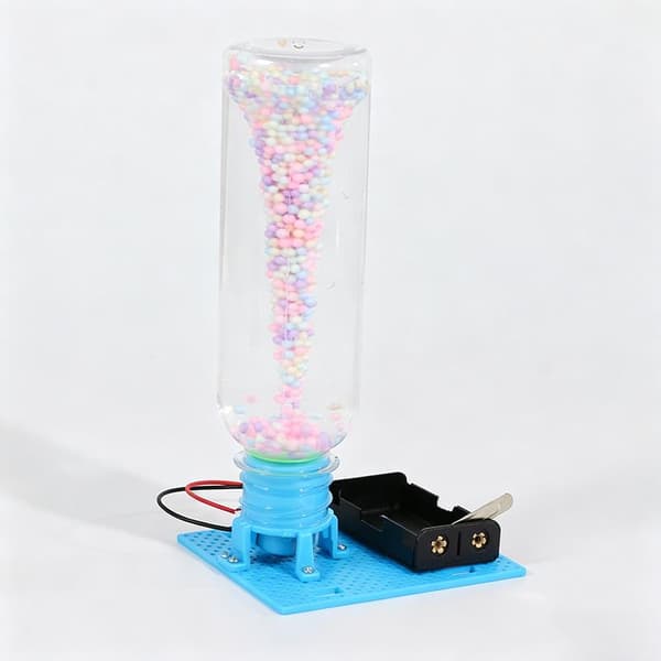 1 sæt Twister Maker Kit Vind Vand Simulator Legetøj Nem Montering