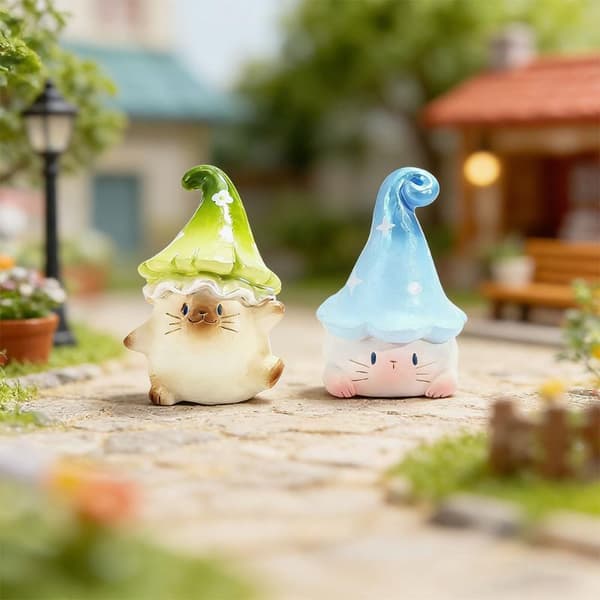 e Fantash Svampkatt PAI-serien Blind Box Figurer Samlarobjekt 1 Box Random
