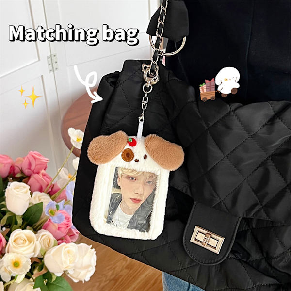 Bear Plush Photocard Holder Kpop Idol Photo Holder Girl e Keyc A4