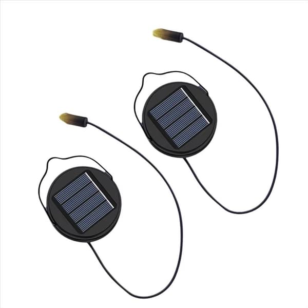 1 stk 400Mah solpanel udskiftningstoppe udendørs belysning DIY A