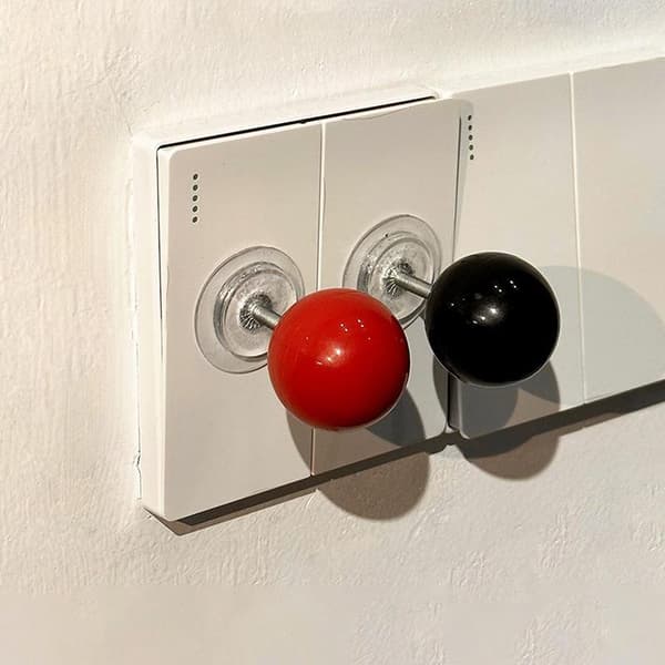 Joystick Ball Switch-klistremerke Kuleformet lysbryterforlenger A1