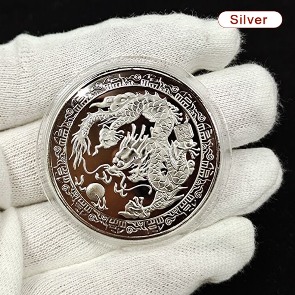 2024 Zodiac Year Of The Dragon minnemynt Silver