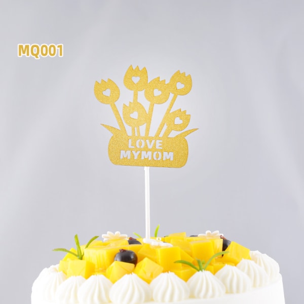 Hyvää äitienpäivää kakku Kultainen MOM syntymäpäiväjuhla kakku jälkiruoka D color E