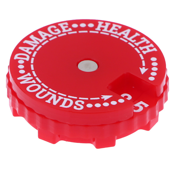 Liten Storlek 30MM Health Damage Wounds Tracker 1PC 00-99 Life Tra