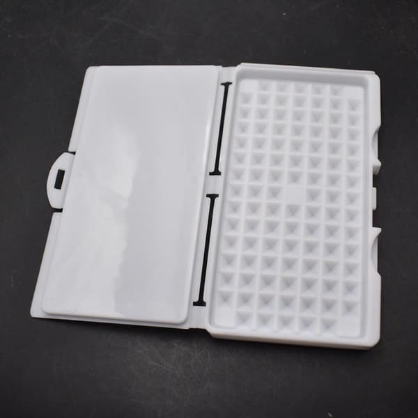50/100 rutnät plastförvaringslåda strass målningspärlor smycken 100 grids