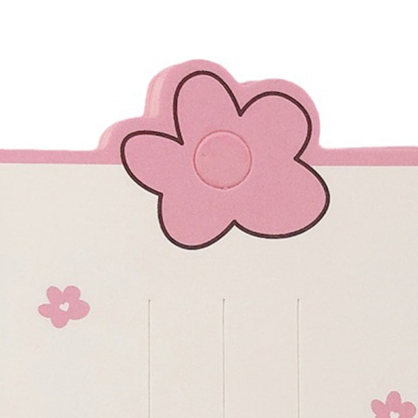 50PCS50PCS Pink Flower Display Card Til Hår Clip Paper Card He 2