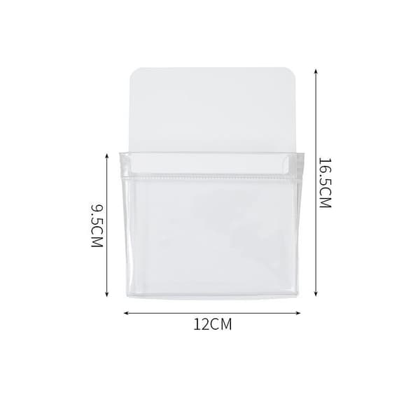 Kylskåpsmagnet Organizer Transparent Förvaringspåse Kraftig St