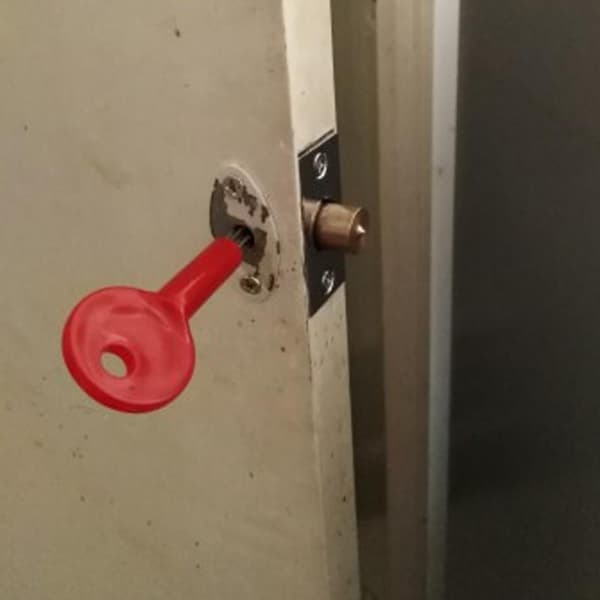 Rostfritt Stål Rörlås Osynligt Instickslås Branddörr S