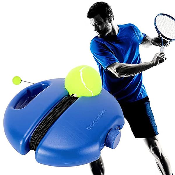 Heavy Duty Tennis Training Aids Base Med Elastisk Rope Ball Spa A2