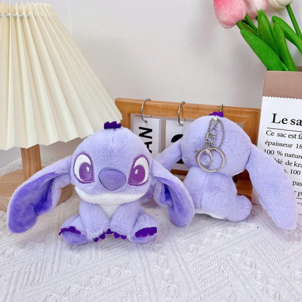 Sarjakuva Stitch Pehmo Nukke Avaimenperä Laukku Riipus Pehmolelut Etusivu Pink