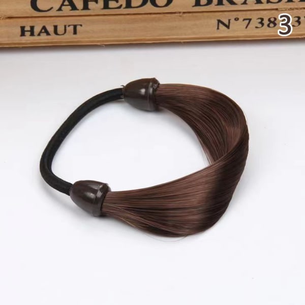 Eleganta hårstrån Elastiska hårband Scrunchies för kvinnor Gir 3
