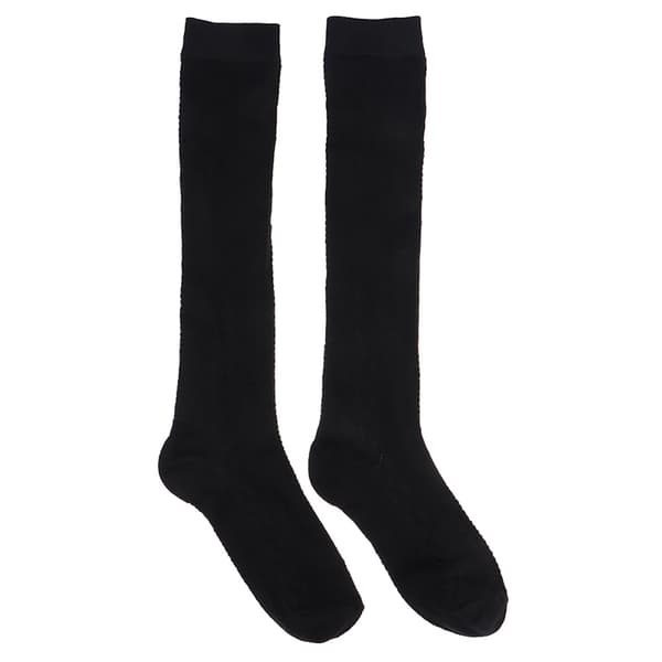 Japan Style Strømper Lange Sokker Solid Sort Hvid Kvinde Sokker Black