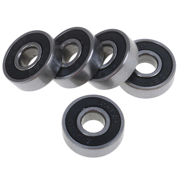 5 stk Sort ABEC-7 608RS Skateboard Rulleforseglede kulelager