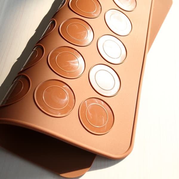 Stor dobbeltsidig macaron makron dessert silikon bakematte