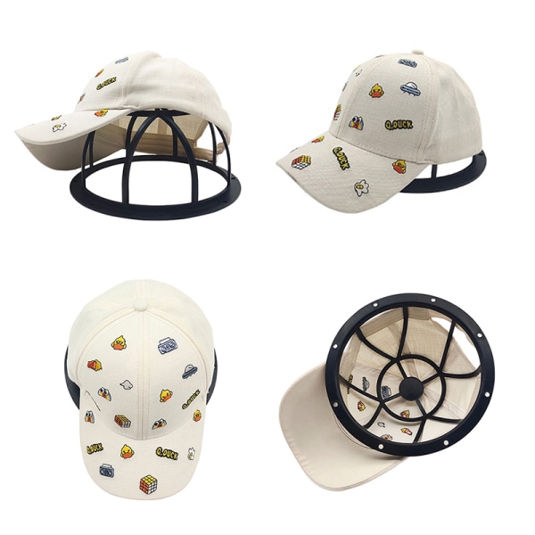 Baseball-lippikset, hattuteline, cap organizer , minimalistinen Black