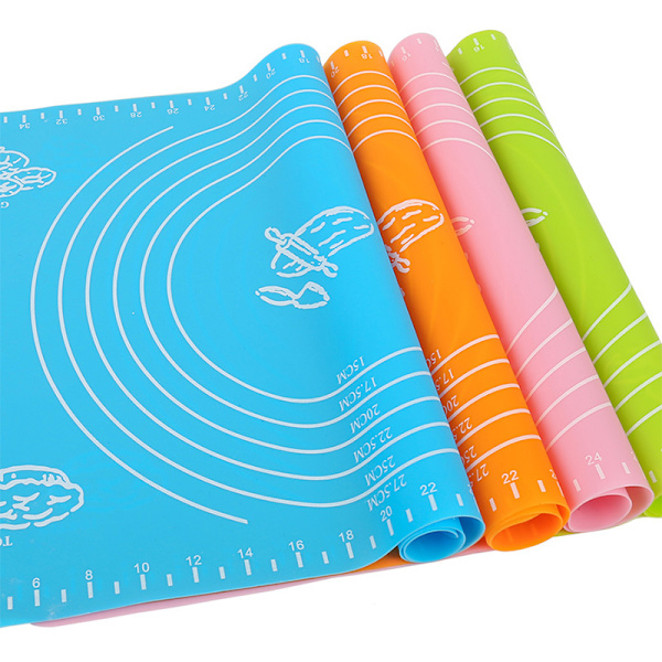 26*29 cm silikon non-stick matta Rolling Dough Liner Pad Bakverk C Blue