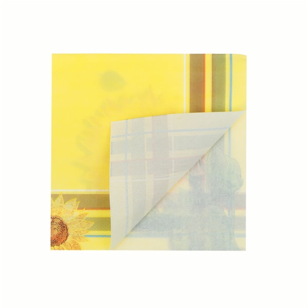 20 kpl Auringonkukkakuvioitu paperilautasliina Kertakäyttöiset syntymäpäivä Weddi Yellow