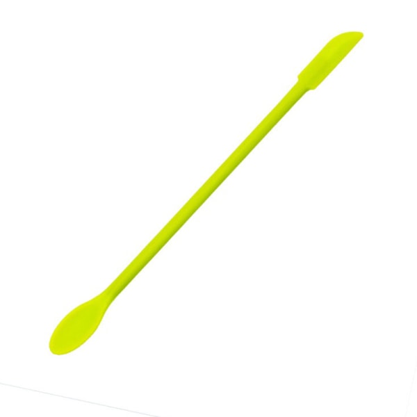Silikon Spatel Krukke Skraper Scoop Tip Lang Dobbelthodet Cosme Green