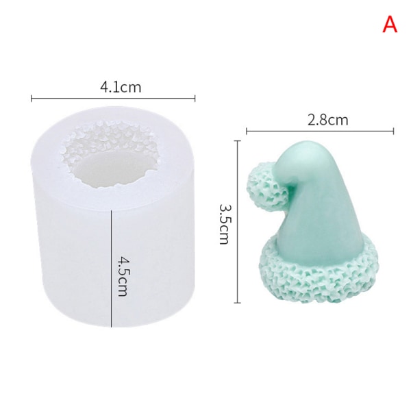 Christmas e Hat Shape Cake Form Party Fondant Chocolat A