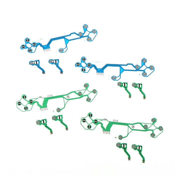 For PS5-kontroller Conductive Film Keypad Flex Cable Ribbon V1-green