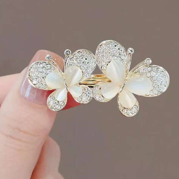 Rhinestone Brosjer For Dame Opal Trendy Elegant Butterfly Bro