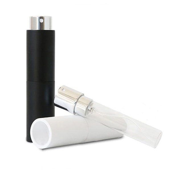 10ml Portable Mini Refillable Parfym Flaska Spray Tom Cosmet White