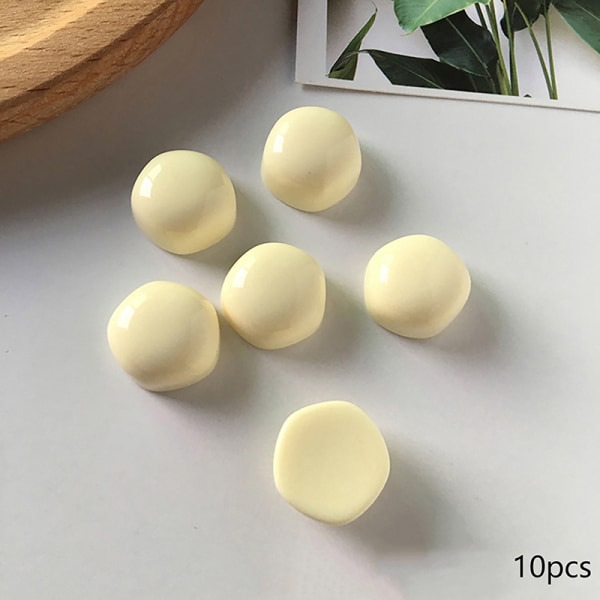 10 kpl pyöreitä jääkaappimagneetteja 15 mm pieni jääkaapin tikku Beige