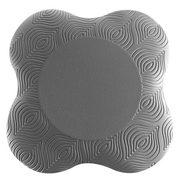 1 Pack Knäskydd Handled Anti-Slip Solid Color Protective Mat Yoga grey