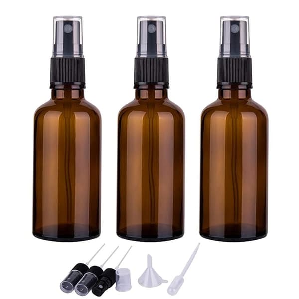 10/16 st 15/30 ml bärnstensfärgad parfymflaska med sprayatomizer E 30ml10pc