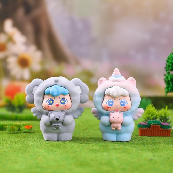 Sweet Anegl Series Mini Fluffy Animal Blind Box e Action Figur 1 Box Random