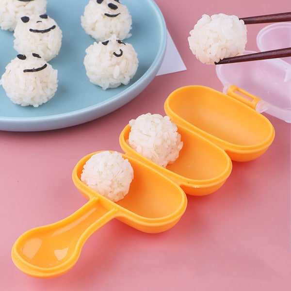 6st/ set Baby Rice Ball Form Barn Lunch DIY Sushi Maker Mould
