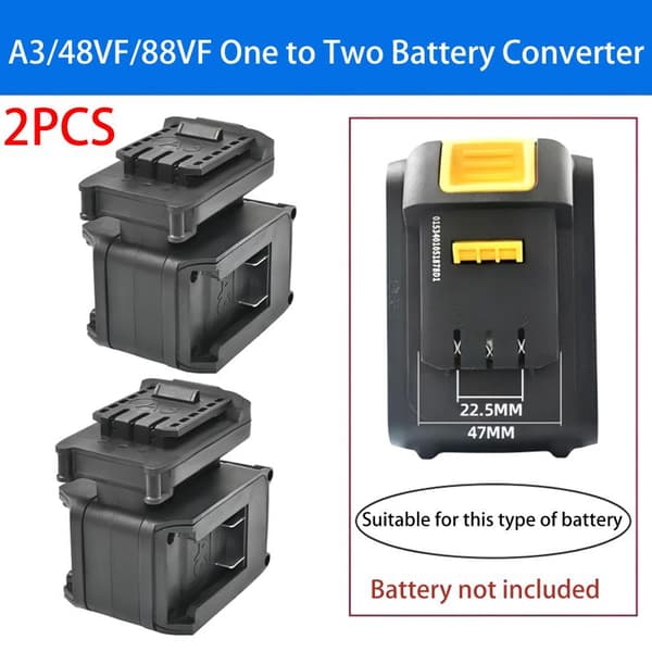 2i1 Parallelkredsløb Batteriadapterkonverter til 18V BL1830