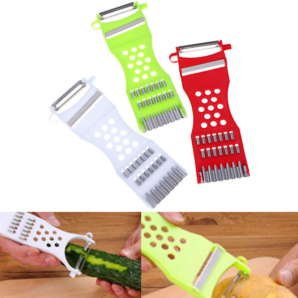 Multifunktionsköksprylar Grönsaksfrukt er Parer Julienne Red