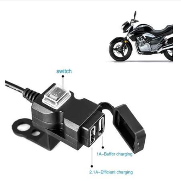 Motorcykel USB-oplader Styr Oplader Motor Styr Telefon 1
