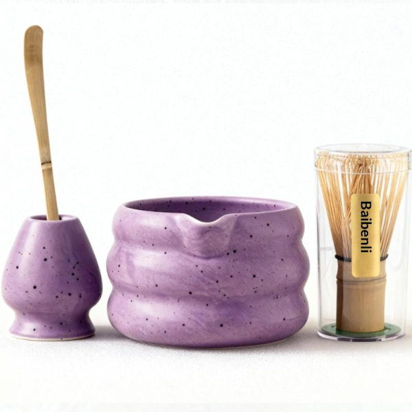 Bambu Matcha Vispset Matcha Visp Visphållare Traditionell T B