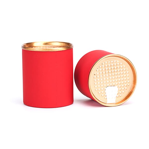 Tea Caddy Organizer Emballasjeboks Metall ​For bulk kornblanding Bulk Gold