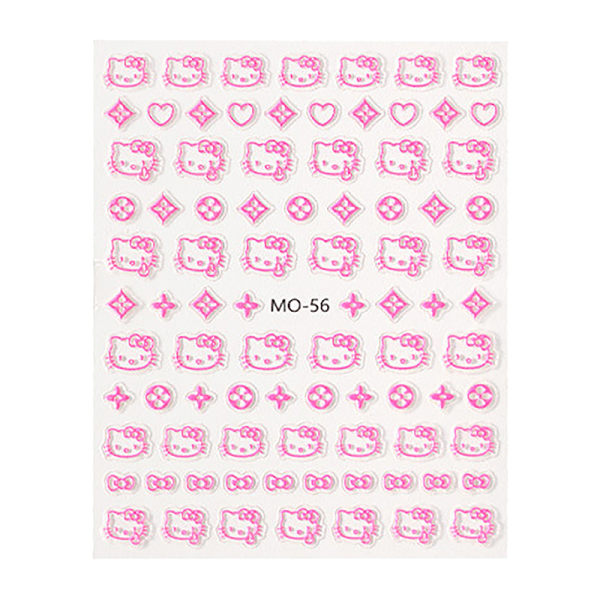 1Sheet e Cat 3D Nail Art Tarrat Manikyyritarvikkeet Itseliimautuvat A3