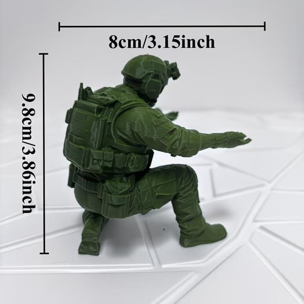 3D-printet kul skrivebordsorganisator penneholder multifunksjonell P Black