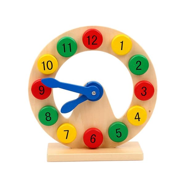 Lasten Montessori Puiset Kellolelut Kognitio Värikkäät Kellot