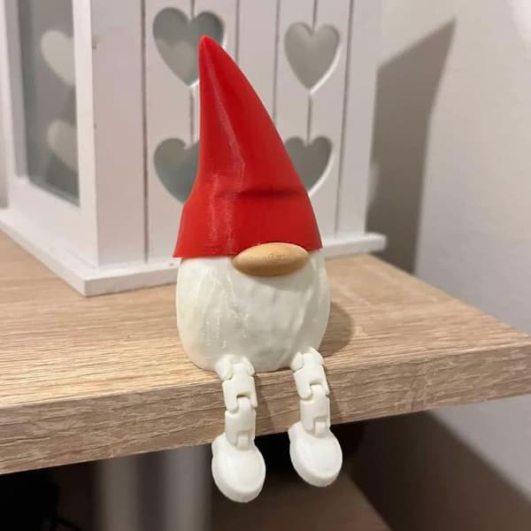 3D-printet julekugle juletræspynt med bevægelig A2