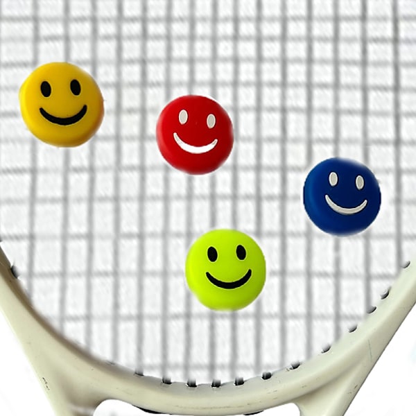 Nye vibrasjonsdempere for tennisracket Silikon Anti-Vibration T Yellow