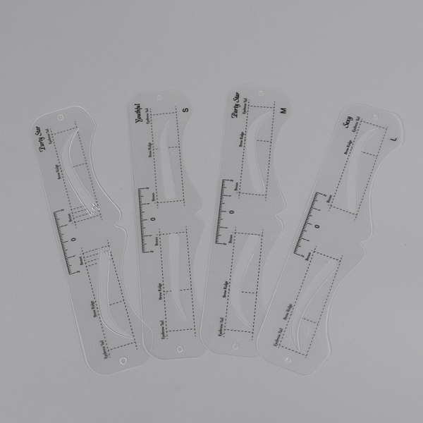 12 st Ögonbryn Shaping Stenciler Grooming Shaper Mall Makeup All